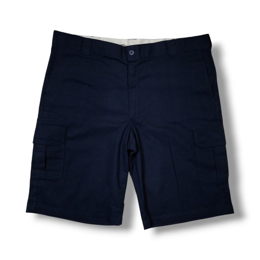 Dickies Relaxed Fit Navy Blue Cargo Shorts Men's 44 12.5 Inseam